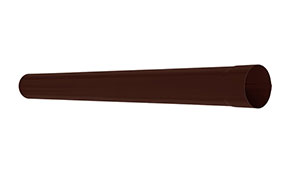 Труба водосточная AQUASYSTEM темно-коричневый RR32 глянцевая, D 90 мм, L 3 м